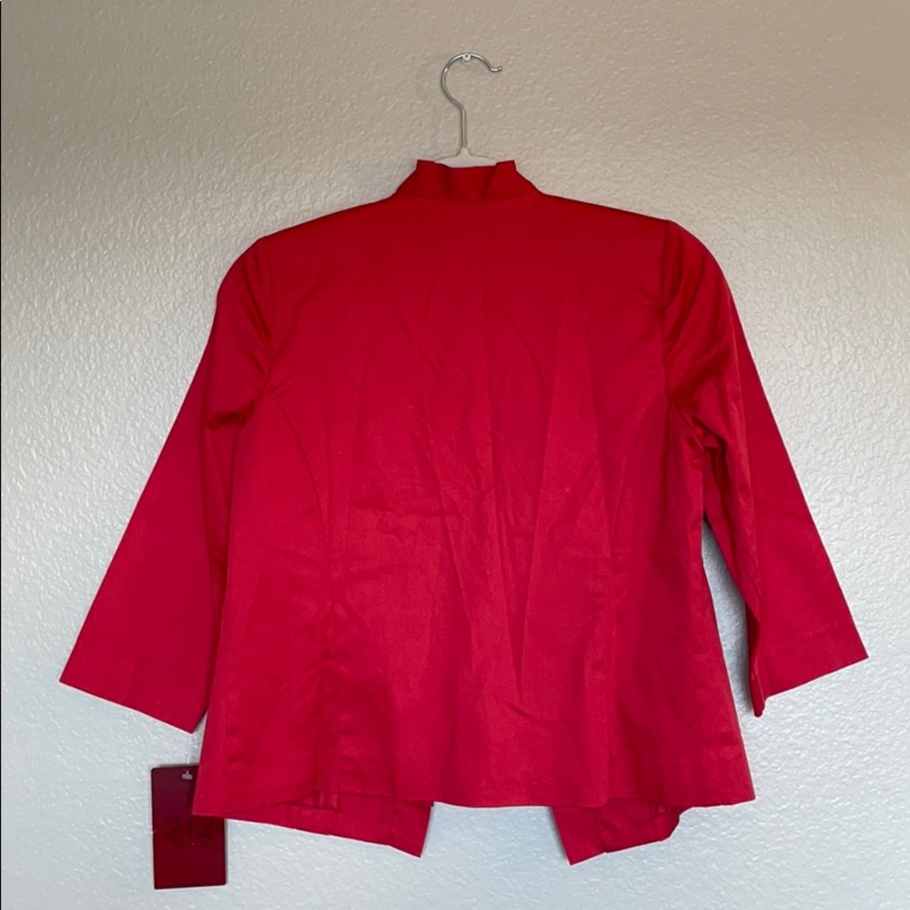 NWT 212 Collection Red Ruffles Jacket - Picture 3 of 4